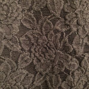 Black short sleeve lace pocket tee